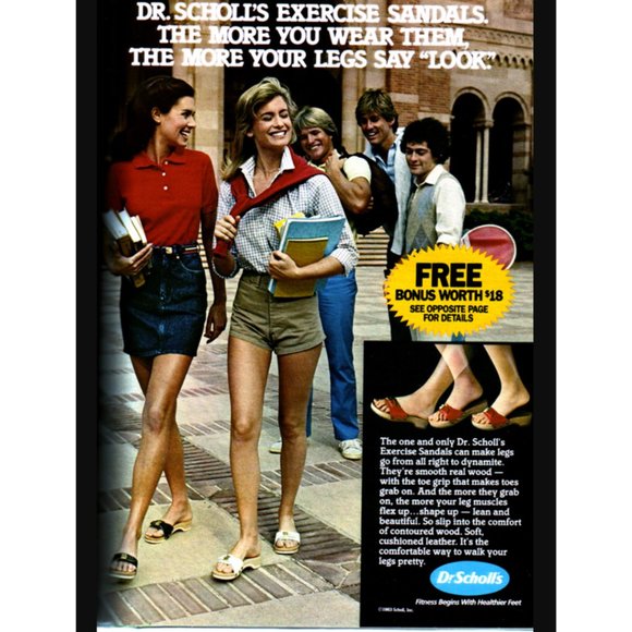 doctor scholls wooden sandals